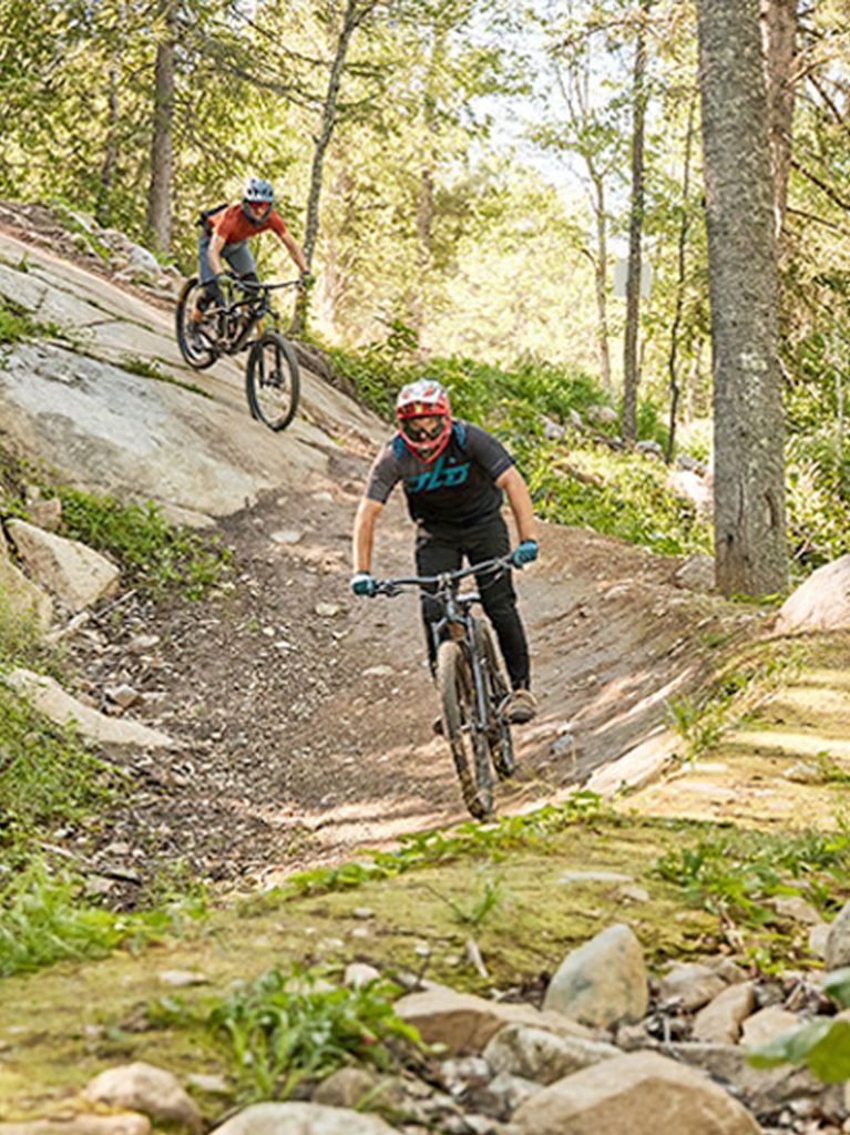 Mountain biking