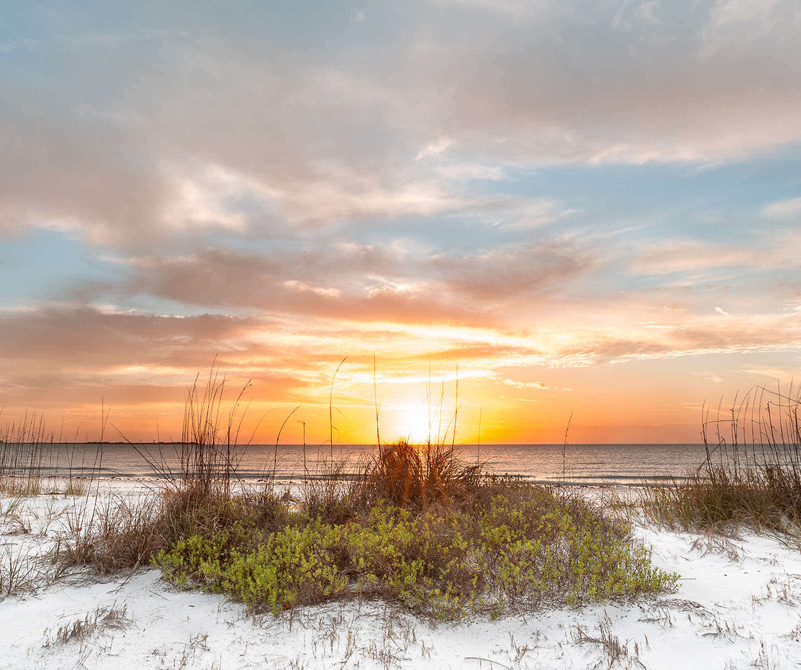 Sunrise on the beach