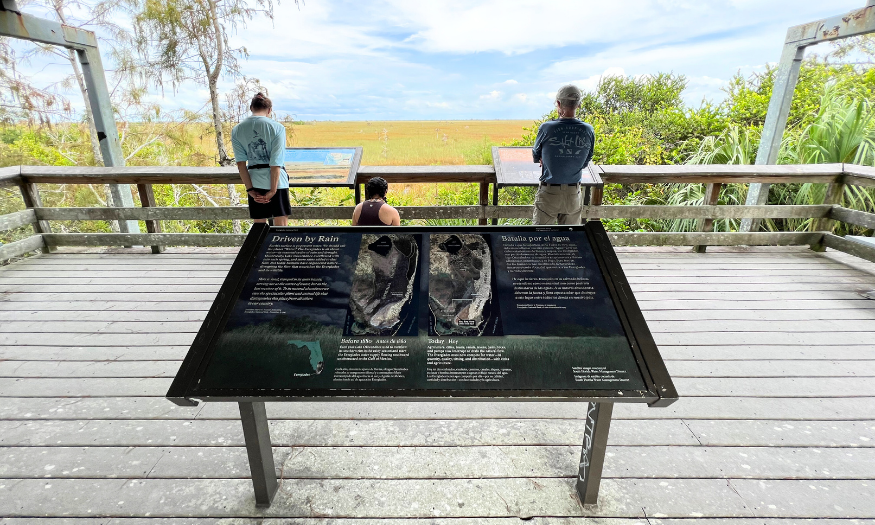 Flamingo Everglades Hiking Trail Sign